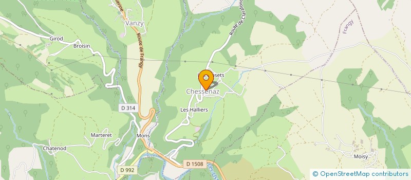 localisation de l'entreprise ESTRELLA  CHESSENAZ