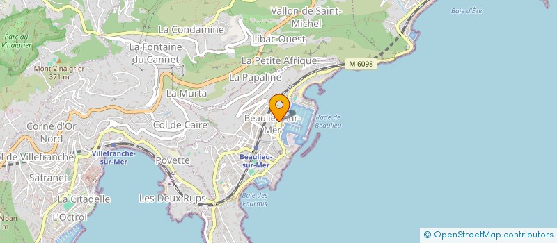 localisation de l'entreprise ESTRELLA LTD  BEAULIEU-SUR-MER