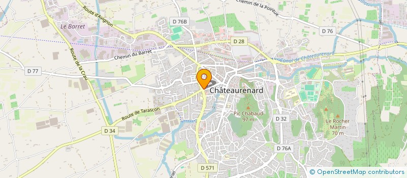 localisation de l'entreprise ESTRELLAS à CHATEAURENARD