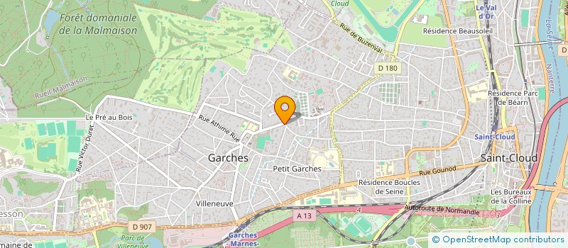 localisation de l'entreprise ESTRELYA à GARCHES