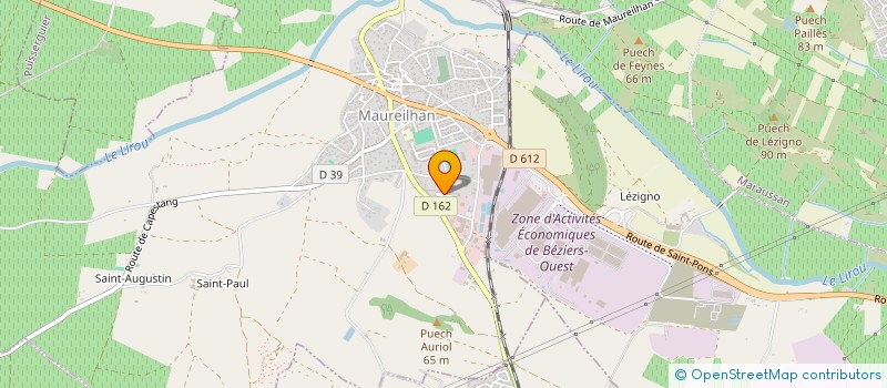 localisation de l'entreprise ESTRUCH à MAUREILHAN