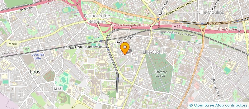 localisation de l'entreprise ESTRUCH LMNP à LILLE