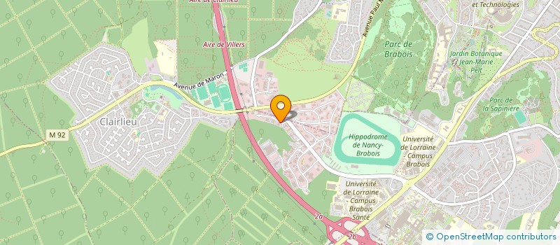 localisation de l'entreprise ESTTEL à VANDŒUVRE-LES-NANCY