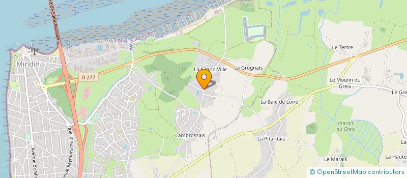 localisation de l'entreprise ESTUAIRE COORDINATION SECURITE à SAINT-BREVIN-LES-PINS