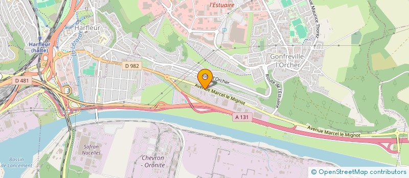 localisation de l'entreprise ESTUAIRE ELECTRICITE à GONFREVILLE-L'ORCHER