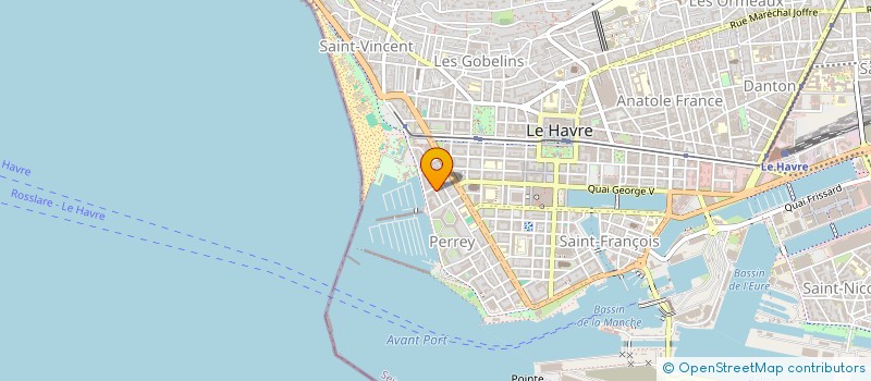 localisation de l'entreprise ESTUAIRE EN SCENE  LE HAVRE