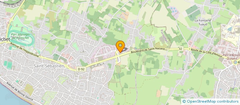 localisation de l'entreprise ESTUAIRE FINANCES GRAND-OUEST  PORNICHET