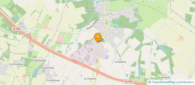 localisation de l'entreprise ESTUAIRE INVEST  MALVILLE