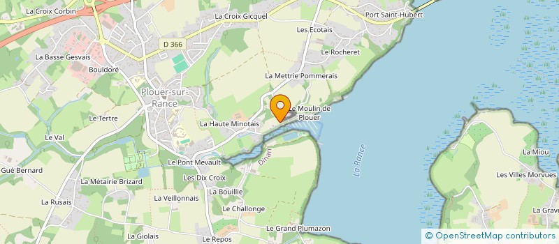 localisation de l'entreprise ESTUAIRE MARINE  PLOUER-SUR-RANCE