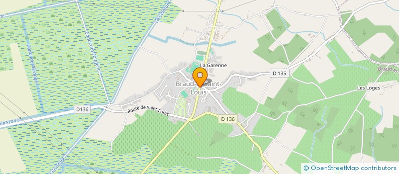 localisation de l'entreprise ESTUAIRE SECOURISME ET SAUVETAGE AQUATIQUE GIRONDE  BRAUD-ET-SAINT-LOUIS