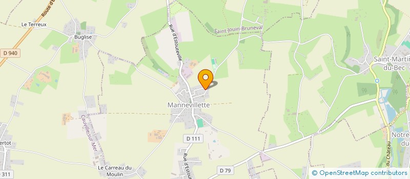 localisation de l'entreprise ESTUAIRE TRANSPORT  MANNEVILLETTE