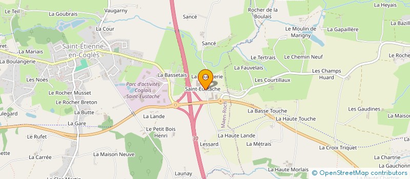 localisation de l'entreprise ESTUAIRES PRO COM  MAEN ROCH