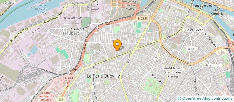 localisation de l'entreprise ESTUDIAL à LE PETIT-QUEVILLY