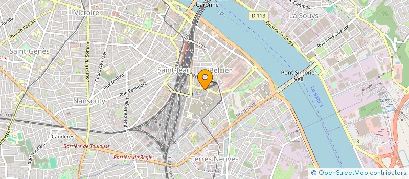 localisation de l'entreprise ESTYA PRO S.A.S. à BORDEAUX