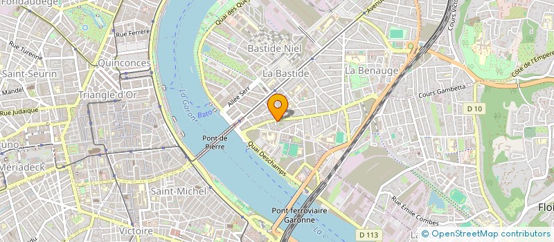 localisation de l'entreprise ESTYM FILMS à BORDEAUX