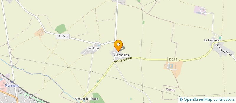 localisation de l'entreprise ESTYVER à AUBEPIERRE-OZOUER-LE-REPOS