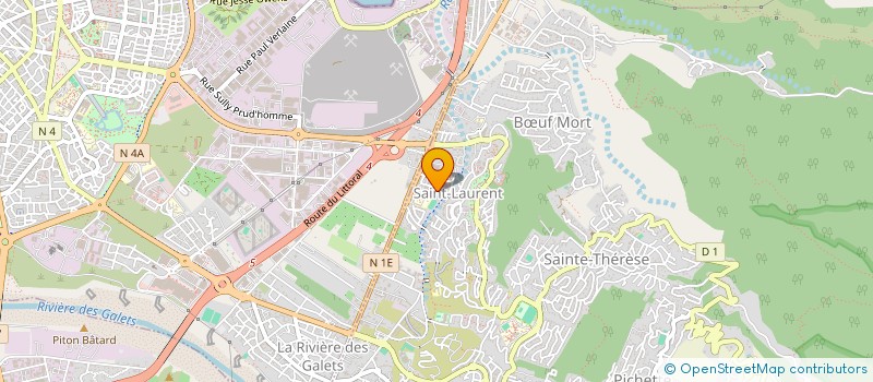 localisation de l'entreprise ESUS à LA POSSESSION