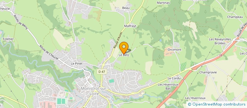 localisation de l'entreprise ESUS  MONISTROL-SUR-LOIRE