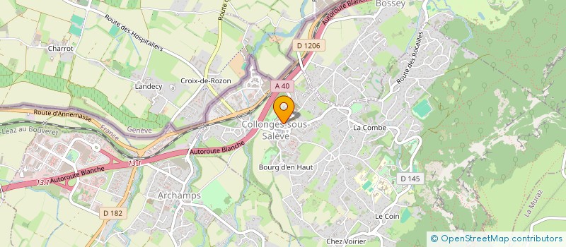 localisation de l'entreprise ESV FORMATION  COLLONGES-SOUS-SALEVE