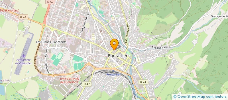 localisation de l'entreprise ESV HOLDING  PONTARLIER