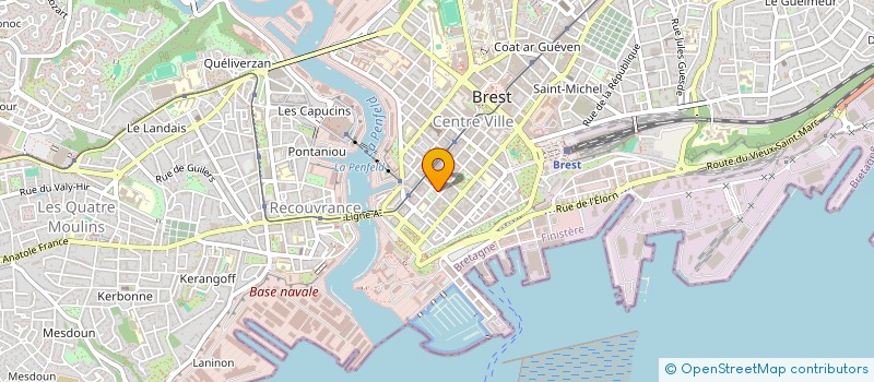 localisation de l'entreprise ESVAN IMMOBILIER à BREST