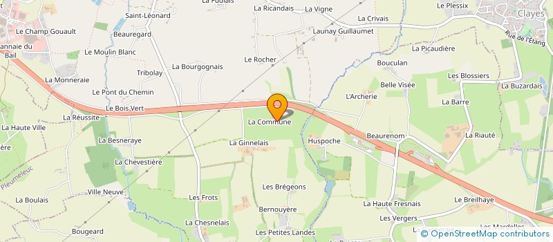 localisation de l'entreprise ESVAT à PLEUMELEUC