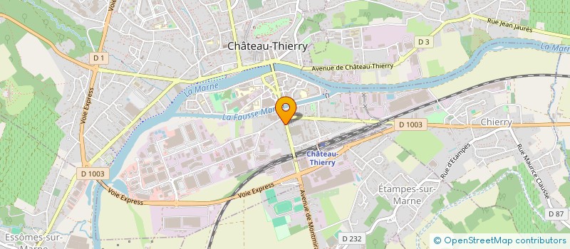 localisation de l'entreprise ESVICESO à CHATEAU-THIERRY