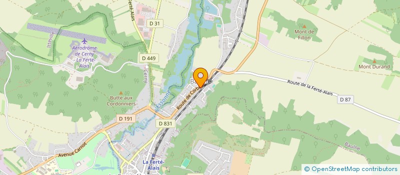 localisation de l'entreprise ESY BAT  BAULNE