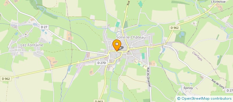 localisation de l'entreprise ESYLE  SOLRE-LE-CHATEAU