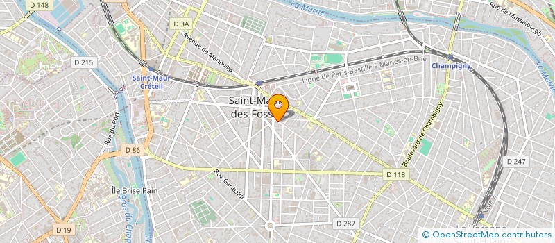 localisation de l'entreprise ESYLE à SAINT-MAUR-DES-FOSSES