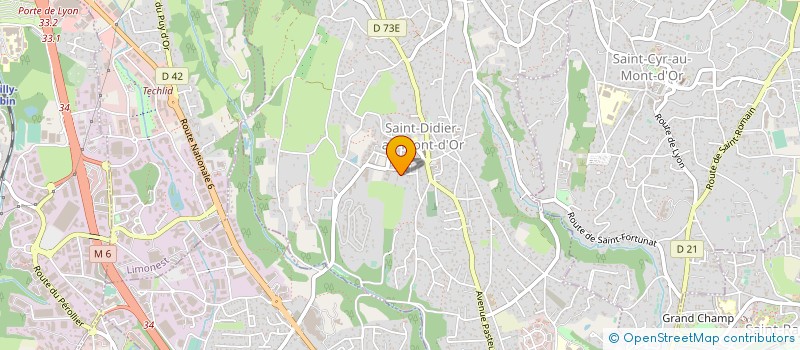 localisation de l'entreprise ESYMA  SAINT-DIDIER-AU-MONT-D'OR