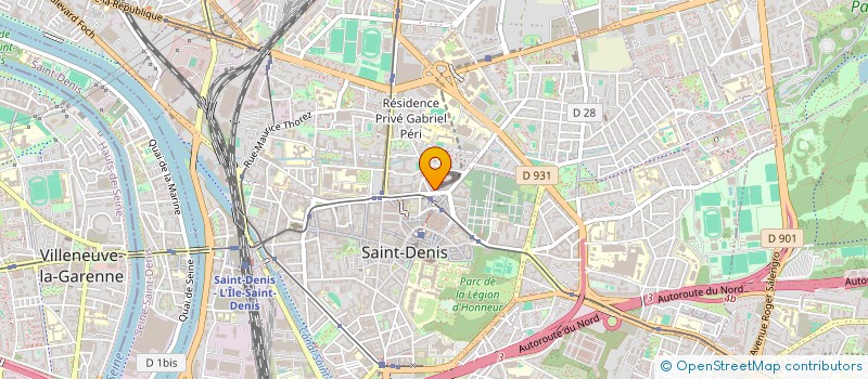 localisation de l'entreprise ESZ EXPRESS à SAINT-DENIS