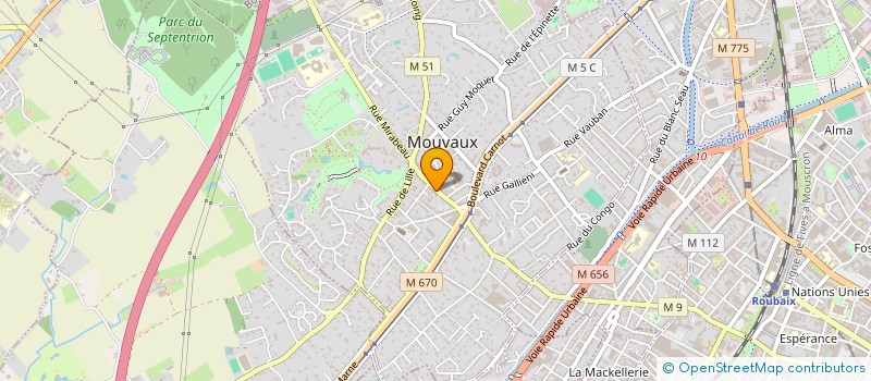 localisation de l'entreprise ET  MOUVAUX