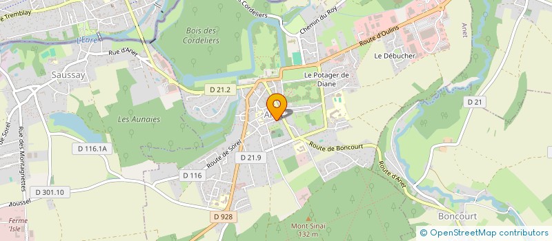 localisation de l'entreprise ET APRES à ANET