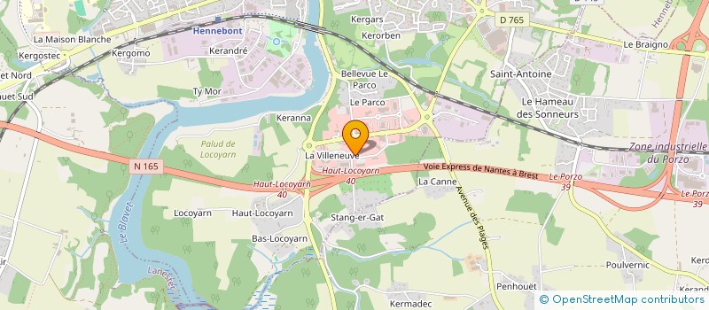 localisation de l'entreprise ET CA REPART à HENNEBONT