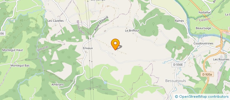 localisation de l'entreprise ET CAETERA  ESPALION