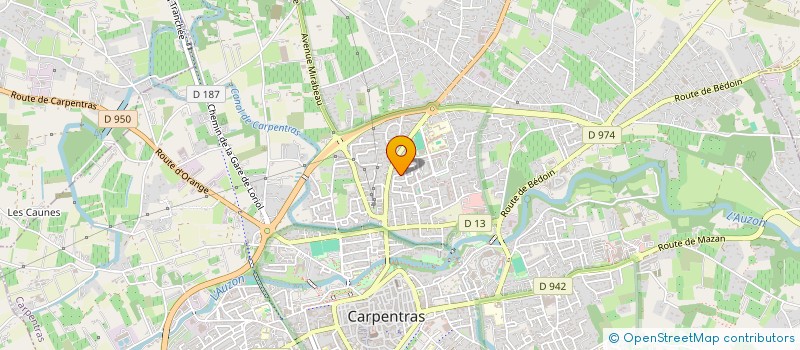 localisation de l'entreprise ET CAETERA  CARPENTRAS