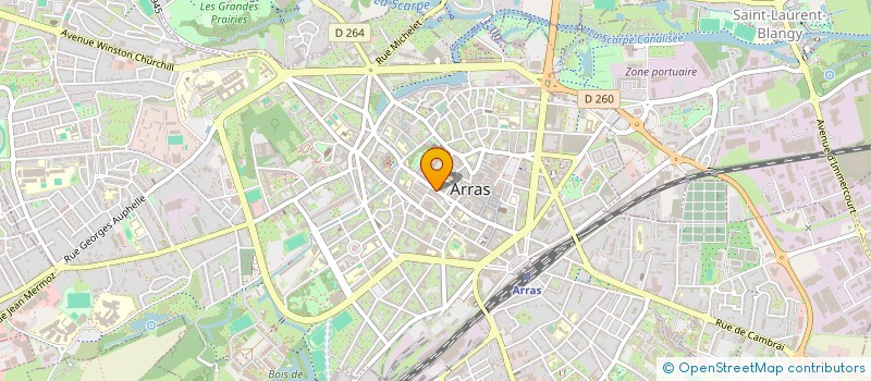 localisation de l'entreprise ET CAETERA à ARRAS