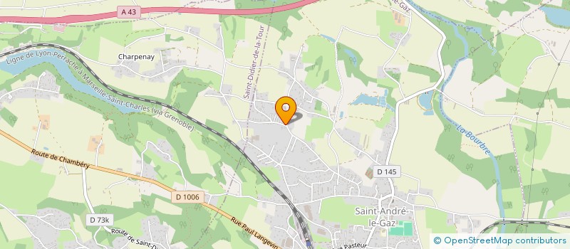 localisation de l'entreprise ET CETERA  SAINT-ANDRE-LE-GAZ