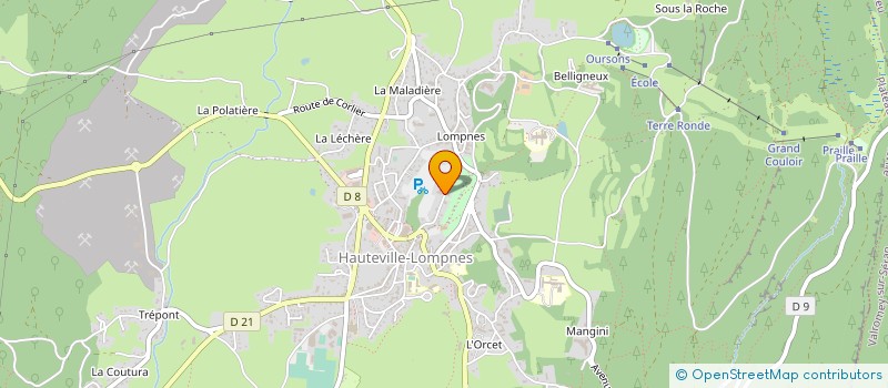 localisation de l'entreprise ET CHAPPE ET VOUS  PLATEAU D'HAUTEVILLE