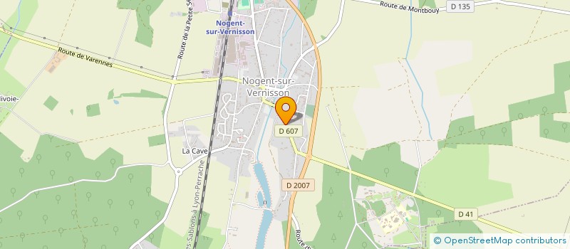 localisation de l'entreprise ET DIFFUSION à NOGENT-SUR-VERNISSON
