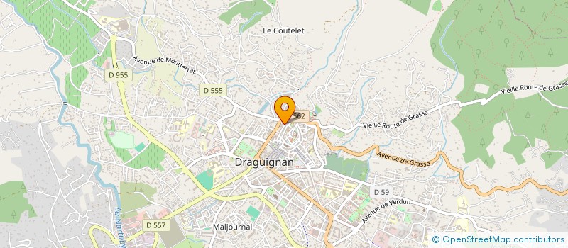 localisation de l'entreprise ET DRAGUIGNAN  DRAGUIGNAN