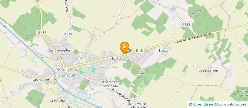 localisation de l'entreprise ET FLEUR ET VOUS  PONT-L'ABBE-D'ARNOULT