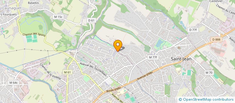 localisation de l'entreprise ET HOLDING à SAINT-JEAN