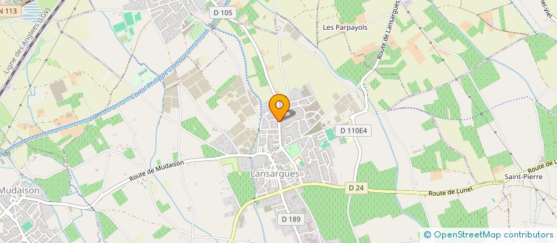 localisation de l'entreprise ET INVEST  LANSARGUES