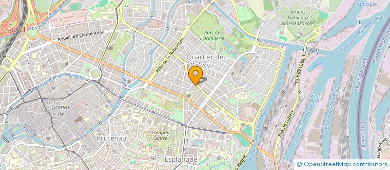 localisation de l'entreprise ET MME HIGEL à STRASBOURG