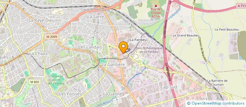 localisation de l'entreprise ET PARDIEU  CLERMONT-FERRAND