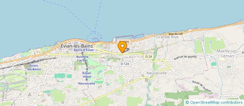 localisation de l'entreprise ET PATATI ET PATATA  EVIAN-LES-BAINS