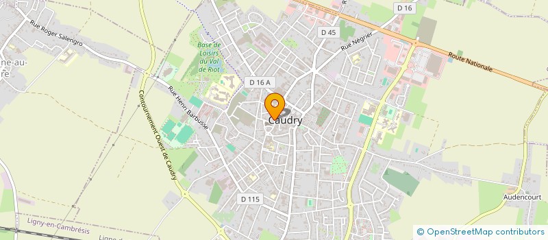 localisation de l'entreprise ET PATATI ET PATATA  CAUDRY