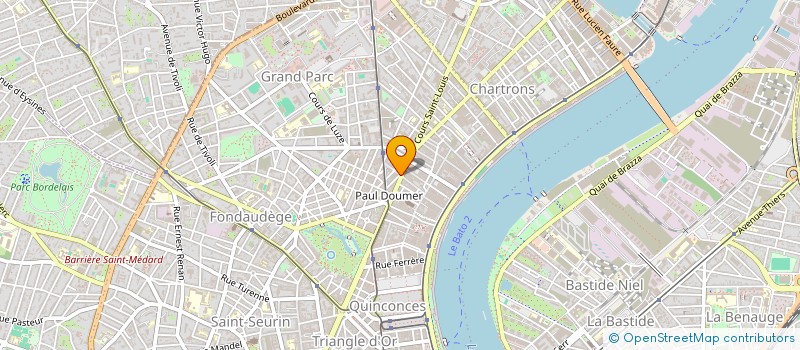 localisation de l'entreprise ET PATES ET VOUS  BORDEAUX